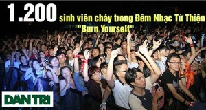 1.200 sinh viên Hà Nội cháy trong Đêm Nhạc Từ Thiện 