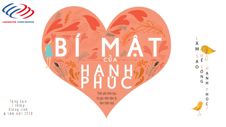 Đăng ký học tiếng Anh tại Langmaster được tặng sách “Bí mật của hạnh phúc”