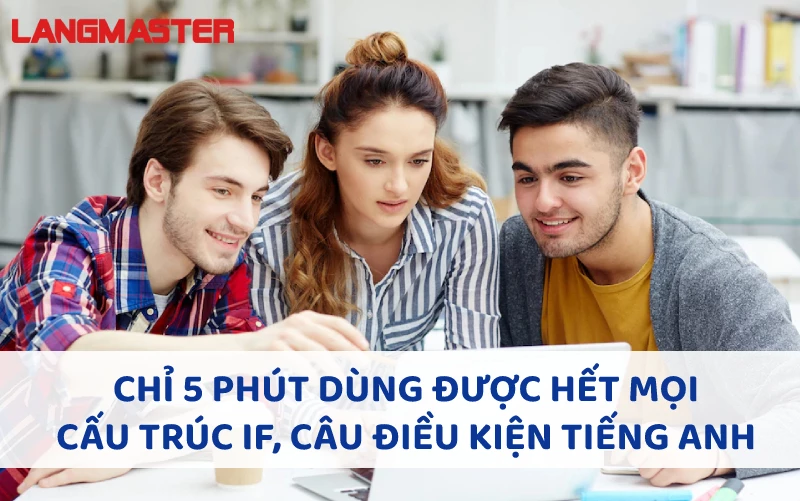 CHỈ 5 PHÚT DÙNG ĐƯỢC HẾT MỌI CẤU TRÚC IF, CÂU ĐIỀU KIỆN TIẾNG ANH