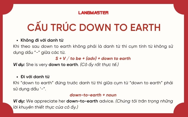 Cấu trúc Down to earth