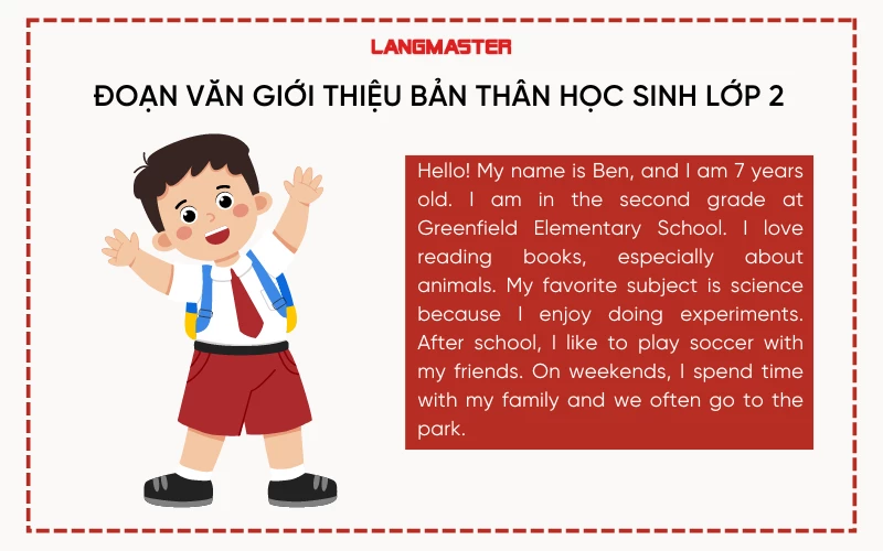 đoạn văn giới thiệu bản thân cho học sinh lớp 2