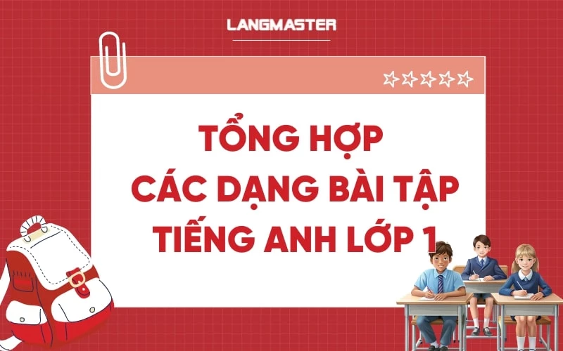 Các bài tập tiếng Anh lớp 1