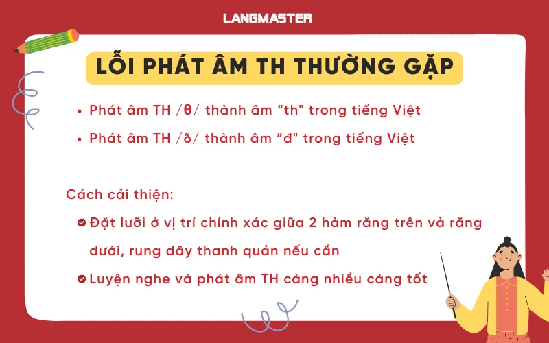 lỗi phát âm th thường gặp