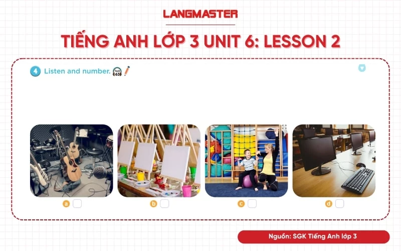 tiếng anh lớp 3 unit 6 lesson 2