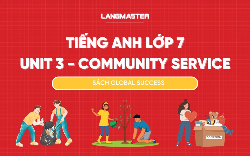 TIẾNG ANH LỚP 7 UNIT 3 - COMMUNITY SERVICE SÁCH GLOBAL SUCCESS