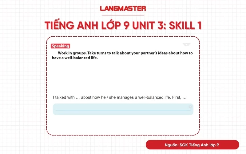 tiếng anh lớp 9 unit 3 skills 1