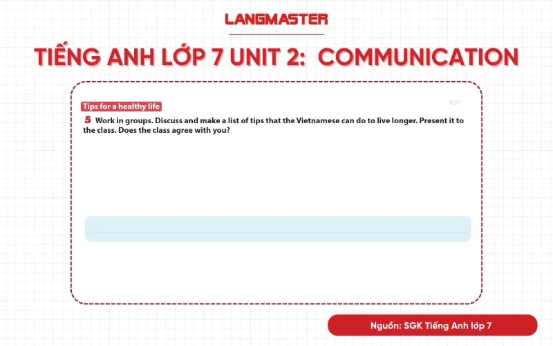 tiếng anh lớp 7 unit 2 communication