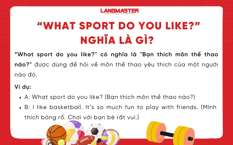 What sport do you like nghĩa là gì?