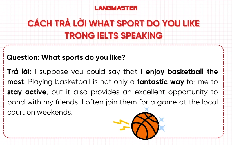 What sport do you like trong IELTS Speaking