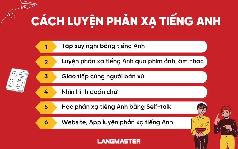 Cách luyện phản xạ tiếng Anh hiệu quả