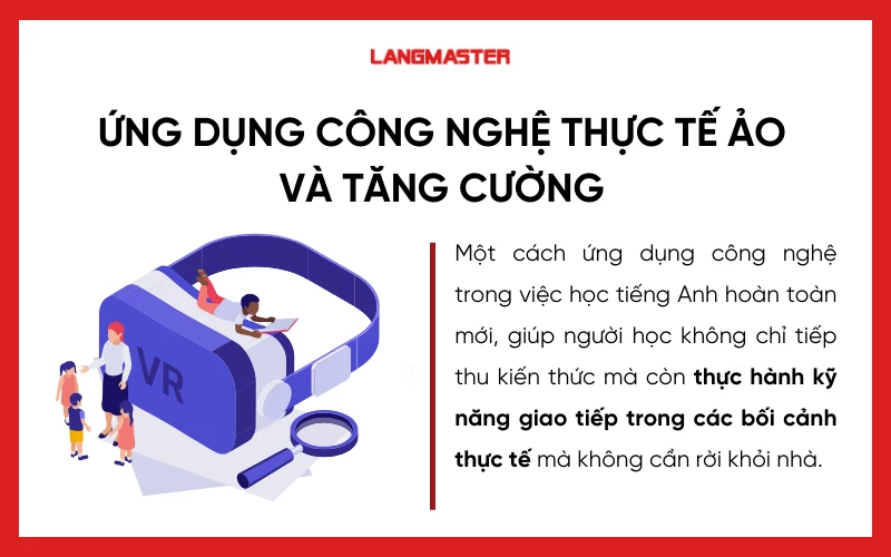 Ứng dụng công nghệ thực tế ảo (VR) học tiếng Anh