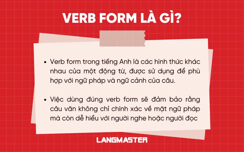 Verb form là gì?