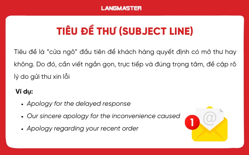 Cấu trúc email xin lỗi khách hàng bằng tiếng Anh