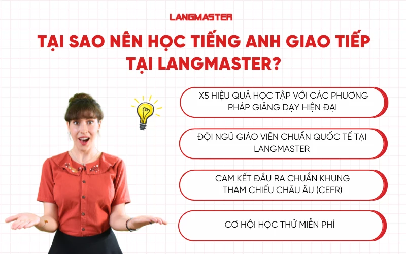Tiếng Anh giao tiếp Langmaster