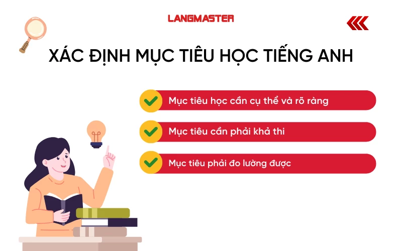 Xác định mục tiêu học tiếng Anh