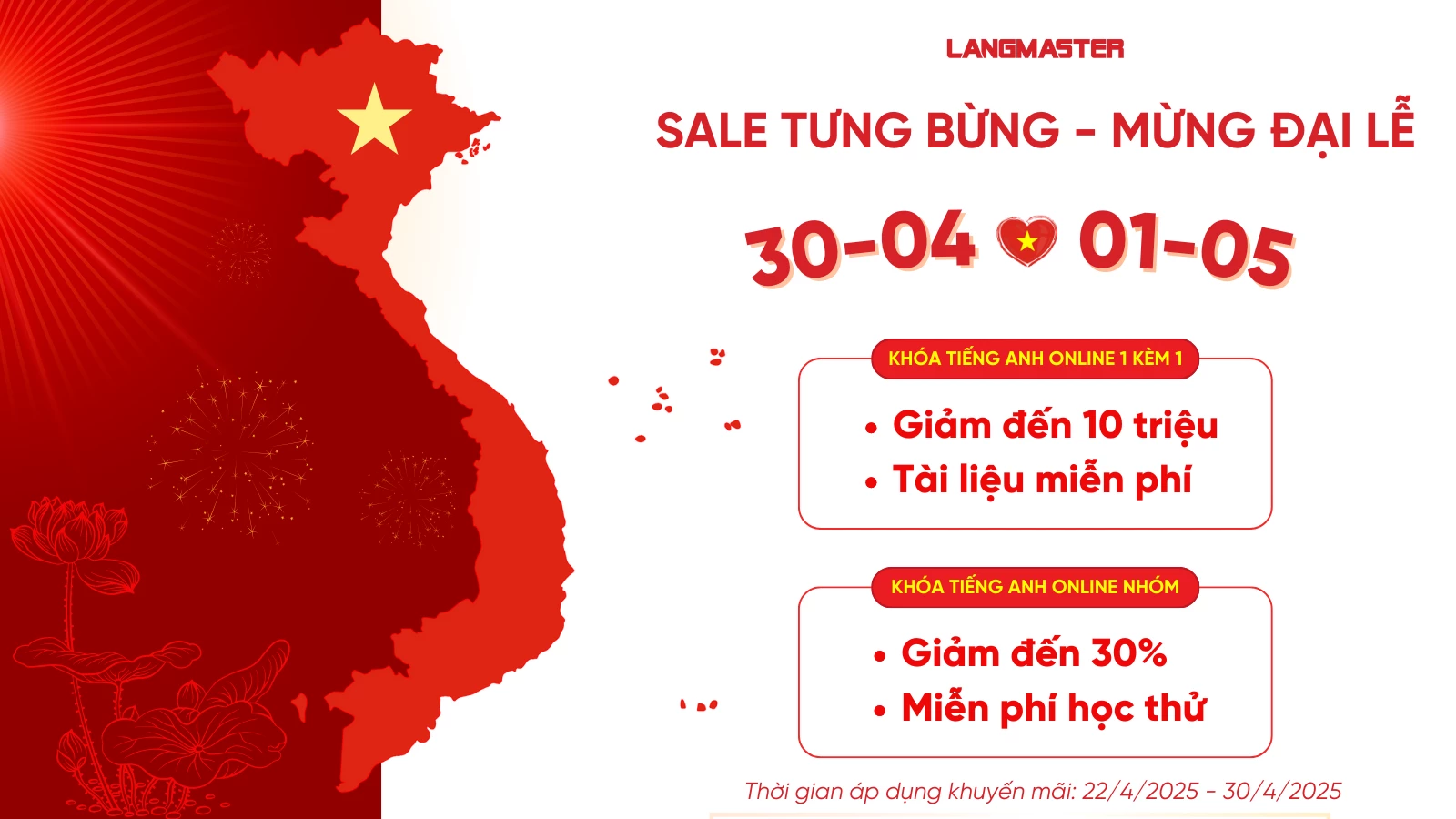 🎉 SALE TƯNG BỪNG - MỪNG ĐẠI LỄ 🎉 KỶ NIỆM 50 NĂM GIẢI PHÓNG MIỀN NAM, THỐNG NHẤT ĐẤT NƯỚC