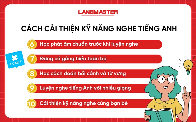 Cách luyện nghe tiếng Anh cho người mới bắt đầu