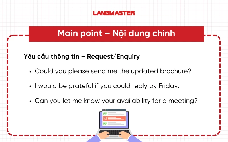 nội dung tiếng Anh thương mại