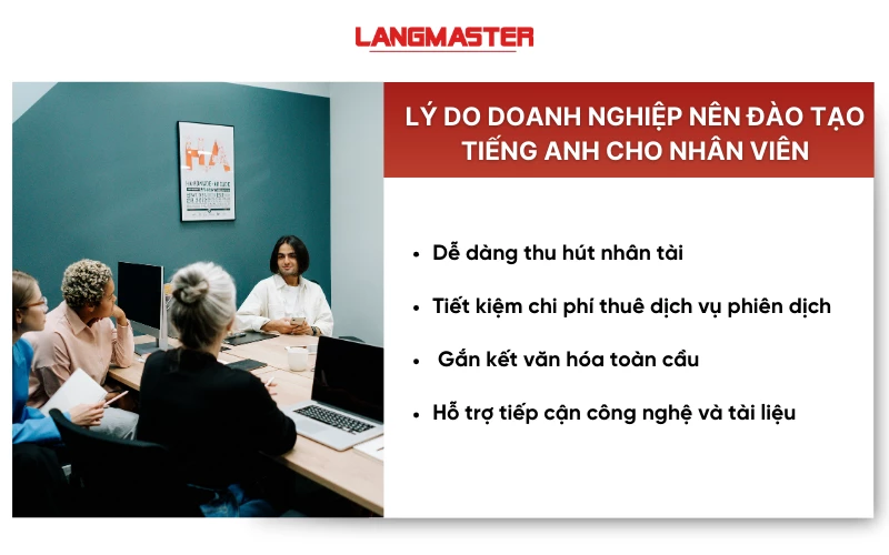 tại sao nên đào tạo tiếng Anh doanh nghiệp cho nhân viên?