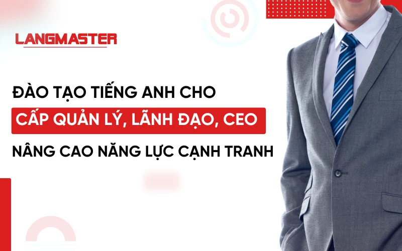 Đào tạo tiếng Anh cho cấp quản lý, lãnh đạo, CEO – nâng cao năng lực cạnh tranh