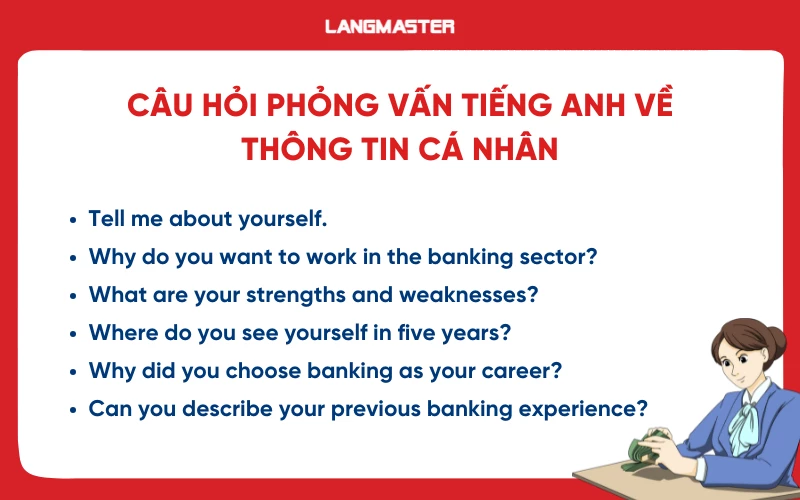 Những câu hỏi phỏng vấn tiếng Anh ngành Ngân hàng