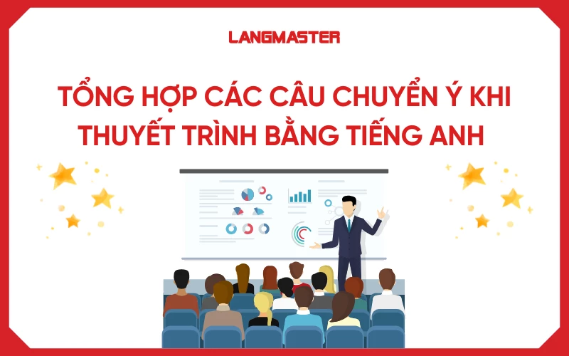 Tổng hợp các câu chuyển ý khi thuyết trình bằng tiếng Anh kèm ví dụ chi tiết