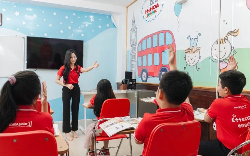 Trung tâm tiếng Anh trẻ em tại Hà Nội Ms Hoa Junior