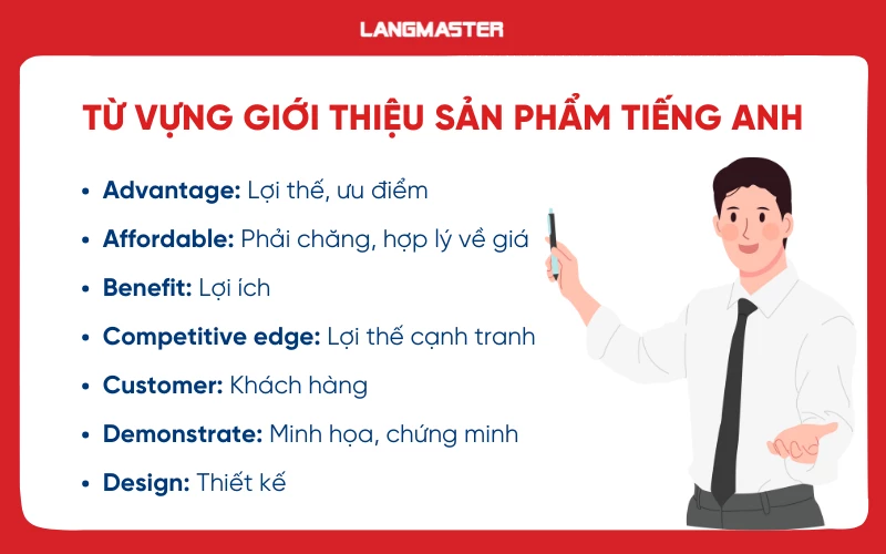 Từ vựng giới thiệu sản phẩm bằng tiếng Anh