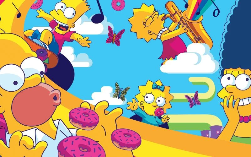 Phim hoạt hình tiếng anh cho trẻ The Simpsons