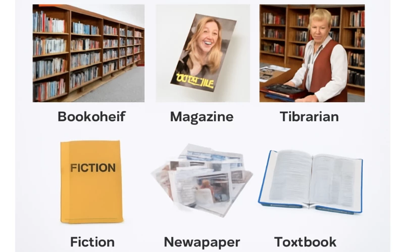 Từ vựng tiếng Anh thư viện thông dụng