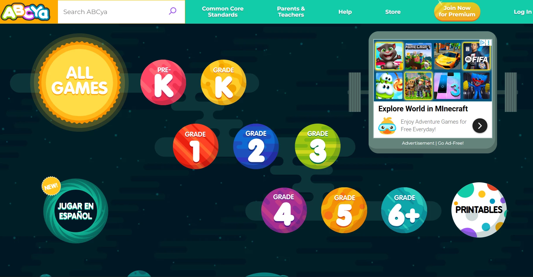 Trang web học tiếng Anh online cho bé ABCYa