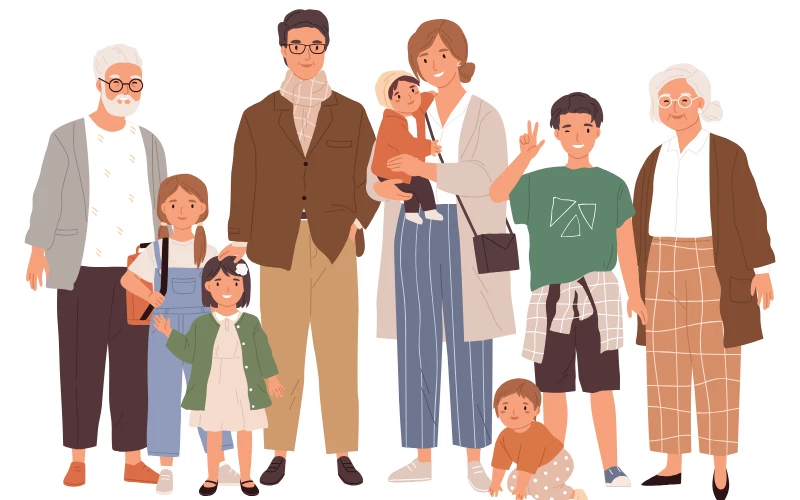 Từ vựng IELTS theo chủ đề Family: Gia đình