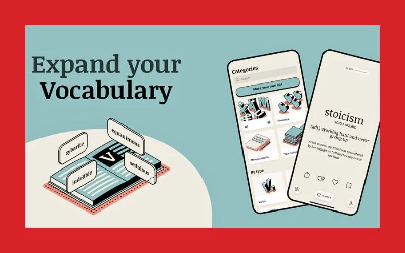 Vocabulary - Phần mềm học từ vựng IELTS miễn phí 