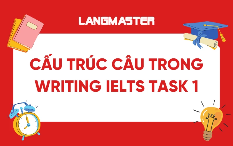 Các cấu trúc câu trong IELTS Writing task 1 ghi điểm giúp tăng band