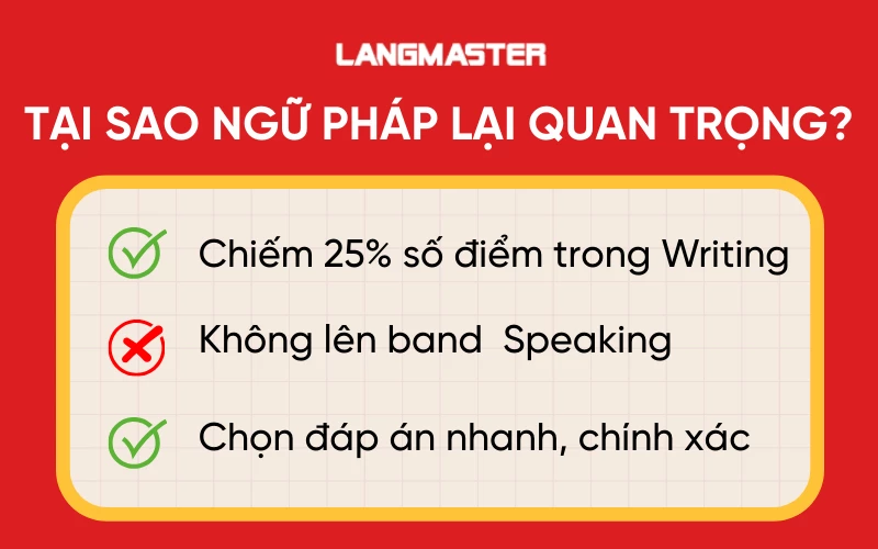 tại sao ngữ pháp lại quan trong trong ielts?