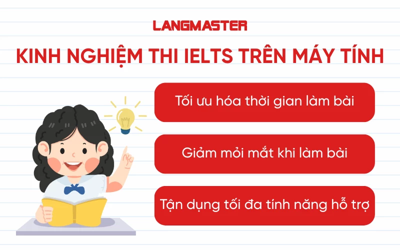kinh nghiệm thi ielts trên máy tính