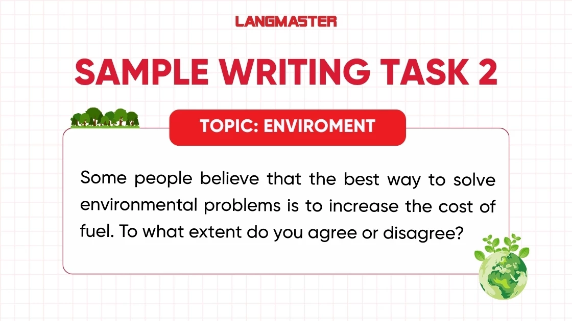 Sample IELTS Writing IELTS Task 2 topic Enviroment