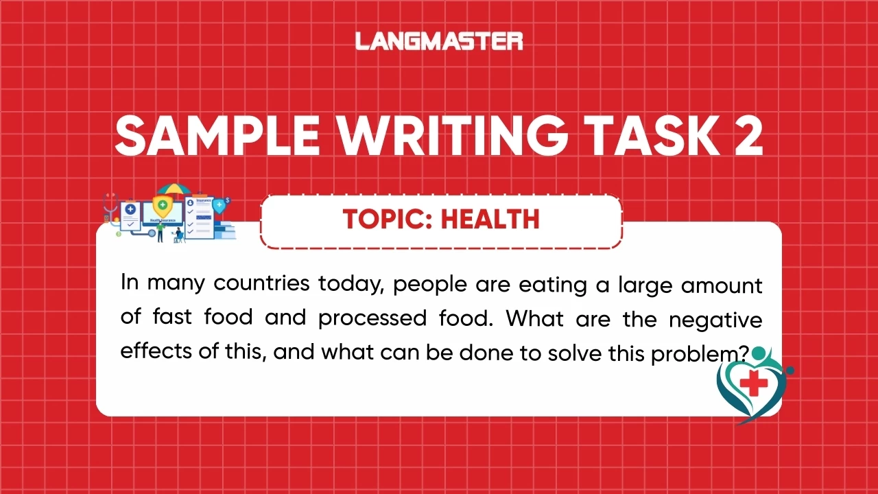 Bài mẫu 2 topic Health IELTS Writing Task 2