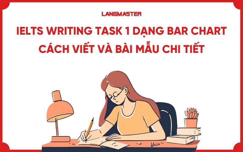 IELTS Writing Task 1 dạng Bar Chart: Bỏ túi cách viết và bài mẫu chi tiết