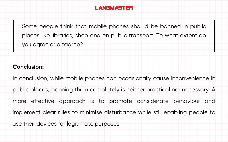 Ví dụ IELTS Writing task 2 dạng Opinion