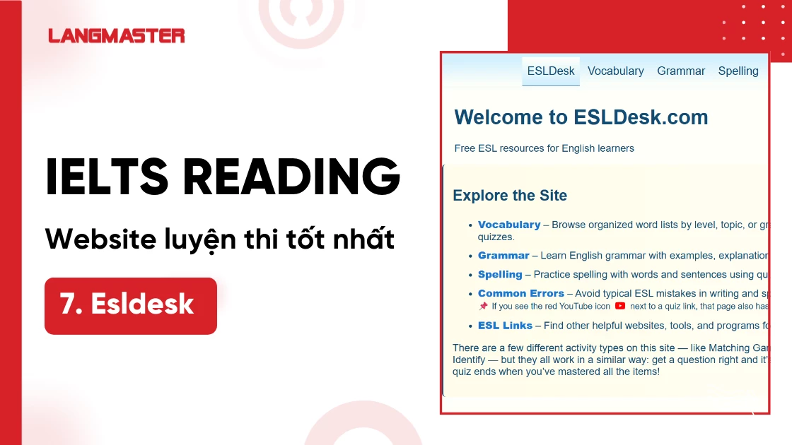 Website luyện thi IELTS Reading tốt nhất