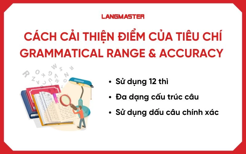 Cách cải thiện điểm của tiêu chí Grammatical Range & Accuracy trong IELTS