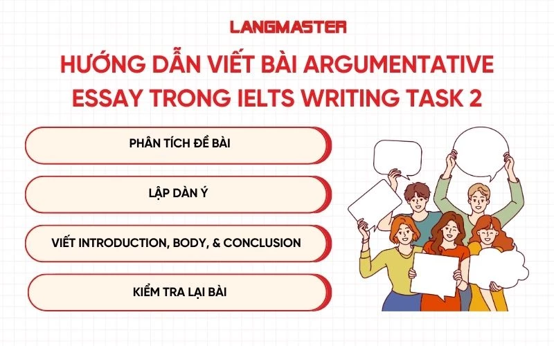Hướng dẫn viết bài Argumentative Essay trong IELTS Writing Task 2