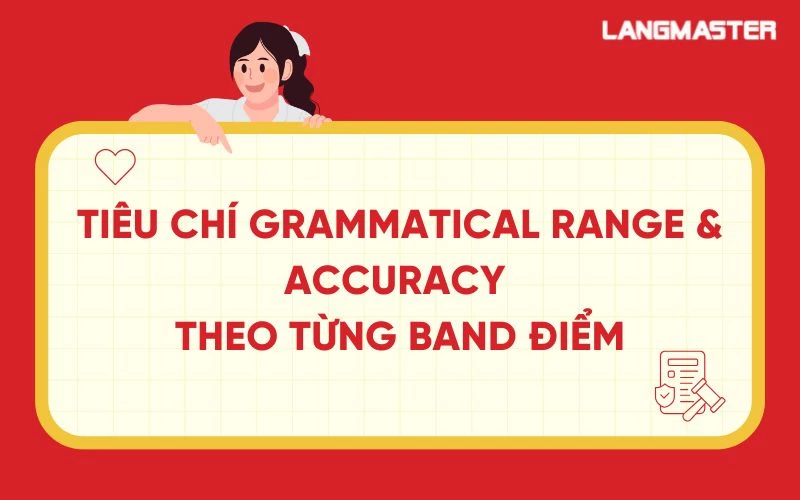 Tiêu chí Grammatical Range & Accuracy theo từng band điểm