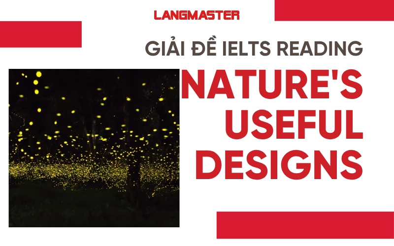 Nature's Useful Designs IELTS READING - Giải đề thi thật [Full answers]