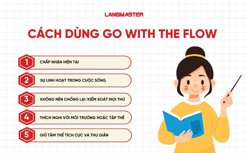 cách dùng go with the flow