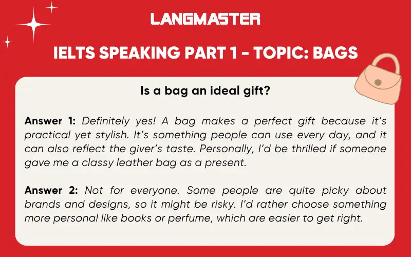 Is bag an ideal gift?