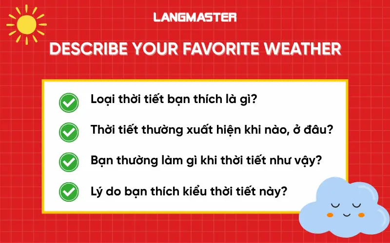 Describe your favorite weather