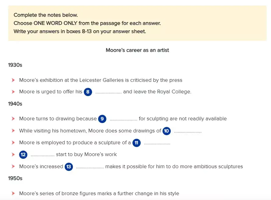 Dạng bài Gap Filling trong IELTS Reading