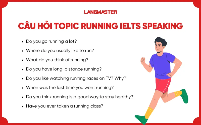 Câu hỏi topic Running IELTS Speaking Part 1